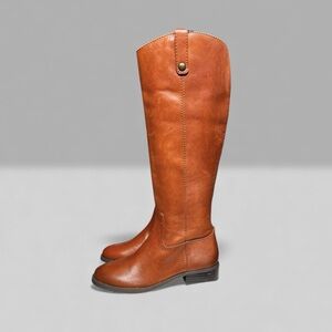 🌻I.N.C. International Concepts Tall Cognac Brown Leather Fawne Boots